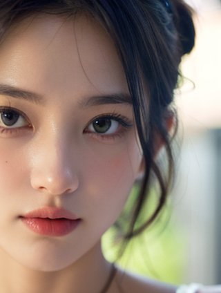 优化后的标题：如何用艺术手法描绘裤装上的“生活痕迹”——女士穿着的凹痕美图