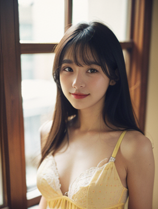 深邃诱惑：黑色蕾丝吊带连衣裙的视觉盛宴